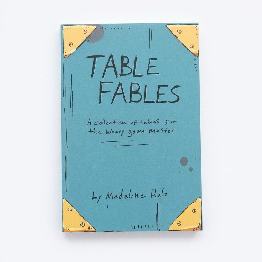 TABLE FABLES RPG GAME MASTER TABLES MADELINE HALE WEARY GM COLLECTION NEW - Picture 1 of 3